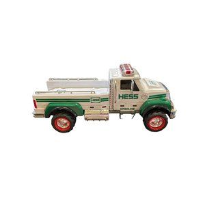 Hess Toy Truck 2011 Vehicle Lights Sounds Hauler White Green Play